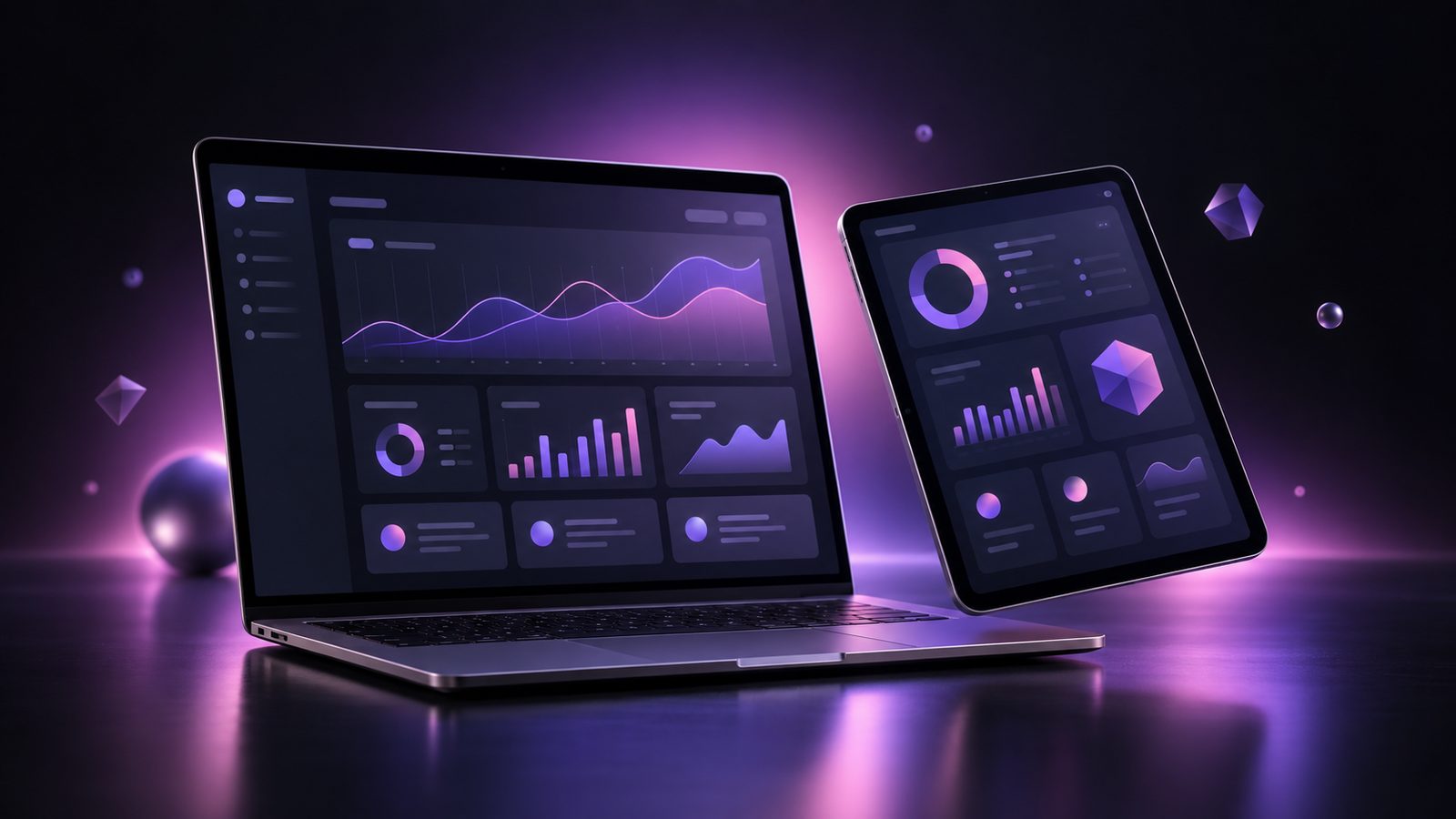 Coreon Gaming online casino platform dashboard on laptop and tablet